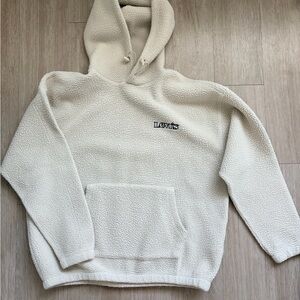 Levi's Off-White Hooded Sweater for Men